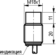 Габариты ISN FS4A-32P-12-L